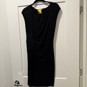 Catherine Malandrino Black Midi Dress